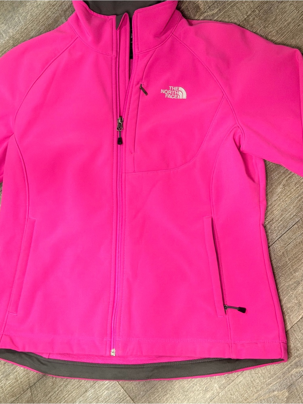 The North Face Women's Pink Softshell Jacket Size Large - Picture 3 of 12